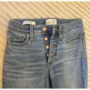 Universal Thread Women’s High Rise Distressed Skinny Button Fly Jeans Size 0/25R